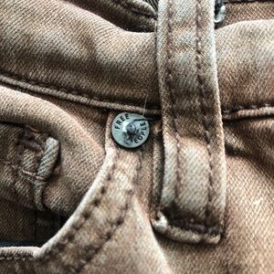 Free People brown skinny jean